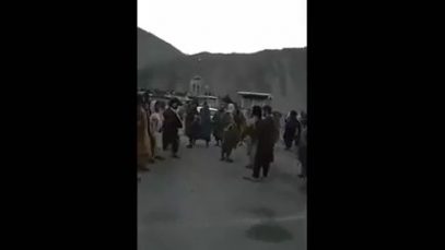 رقص طالبان بر سر مزار مسعود_